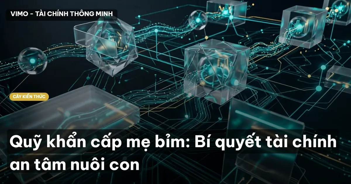 Quỹ khẩn cấp mẹ bỉm: Bí quyết tài chính an tâm nuôi con