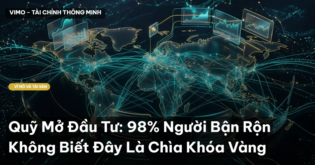 Quỹ Mở Đầu Tư: 98% Người Bận Rộn Không Biết Đây Là Chìa Khóa Vàng