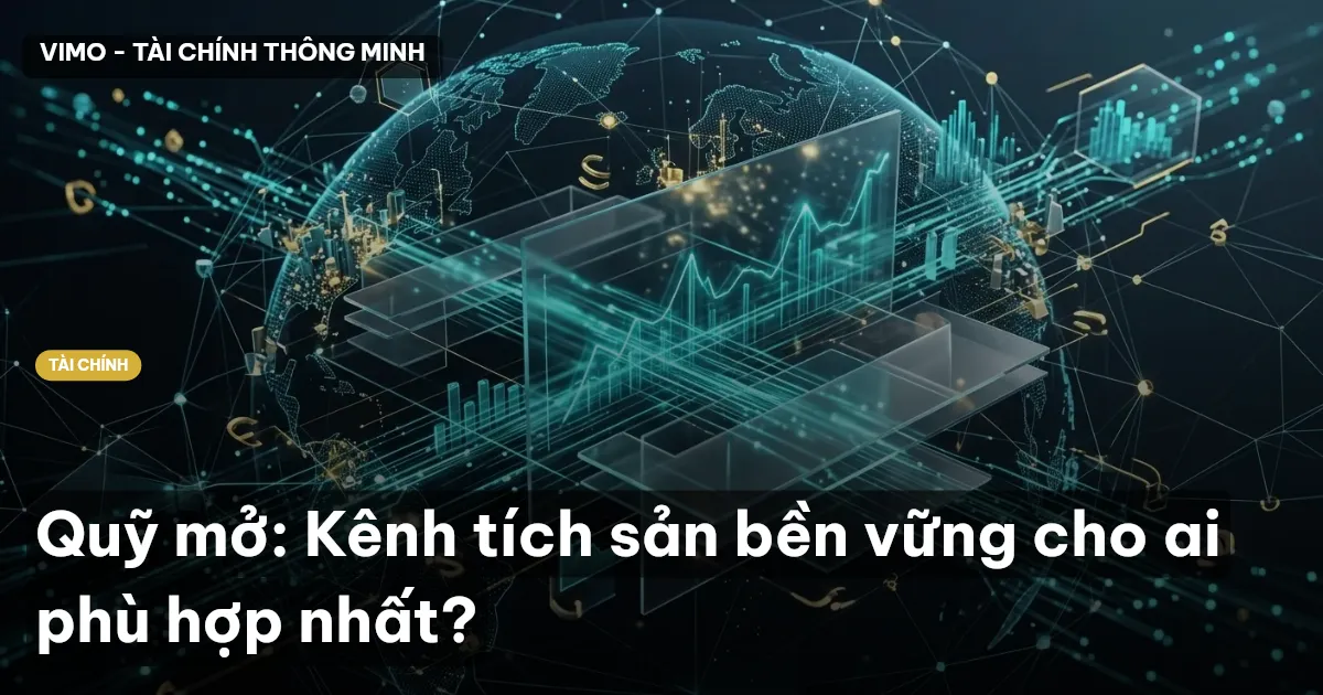Quỹ mở: Kênh tích sản bền vững cho ai phù hợp nhất?