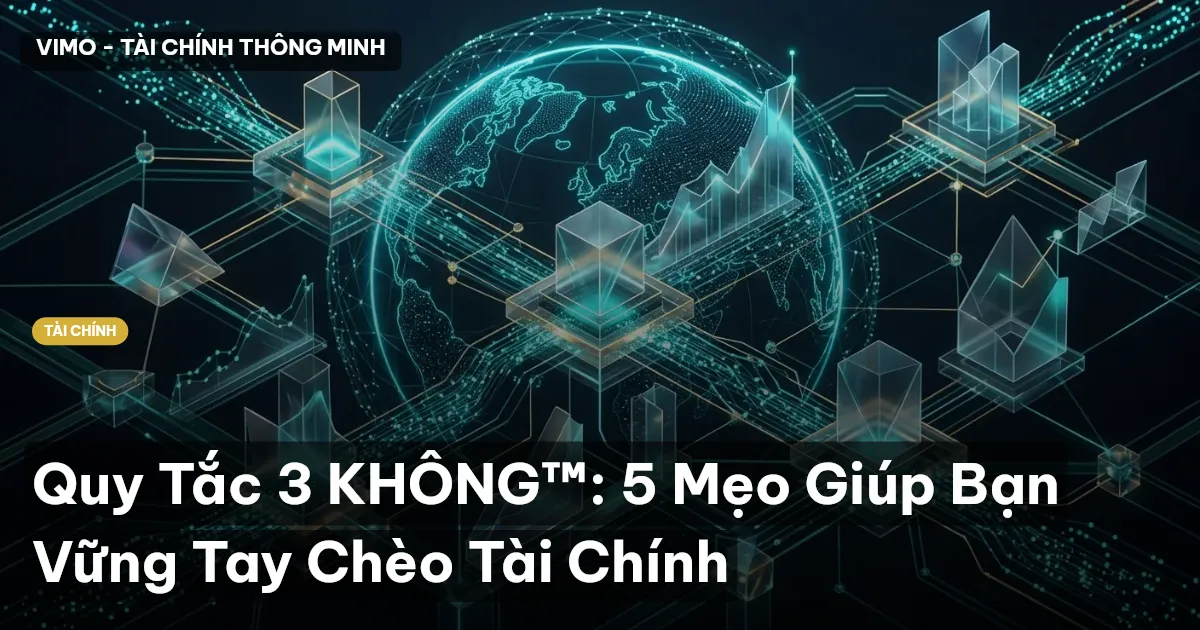 Quy Tắc 3 KHÔNG™: 5 Mẹo Giúp Bạn Vững Tay Chèo Tài Chính