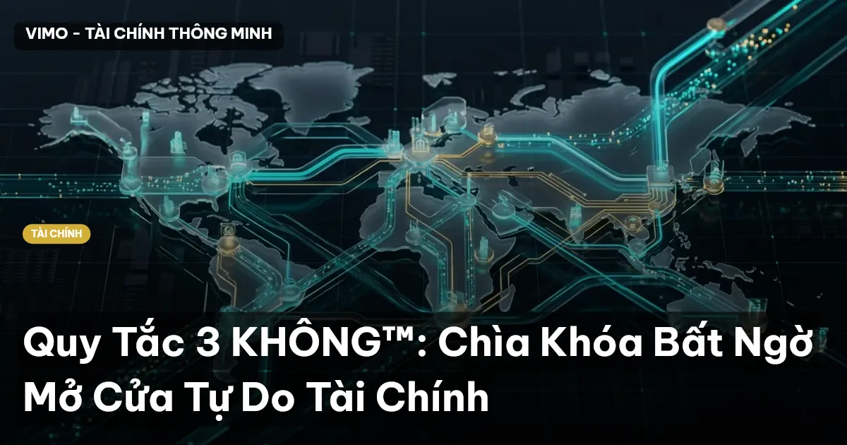 Quy Tắc 3 KHÔNG™: Chìa Khóa Bất Ngờ Mở Cửa Tự Do Tài Chính