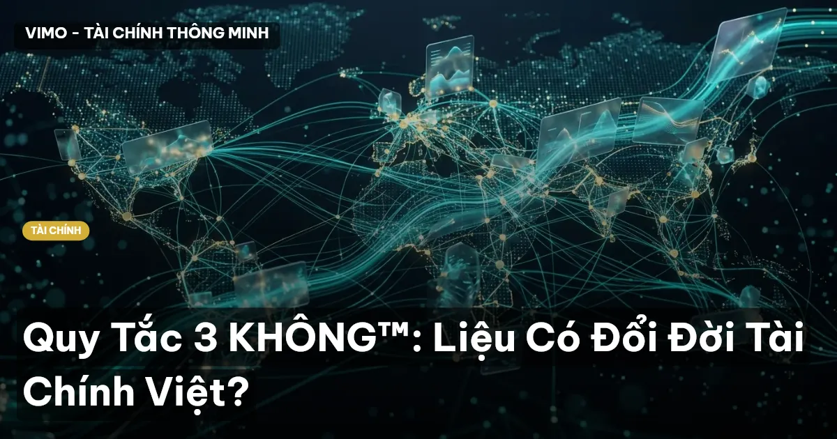 Quy Tắc 3 KHÔNG™: Liệu Có Đổi Đời Tài Chính Việt?