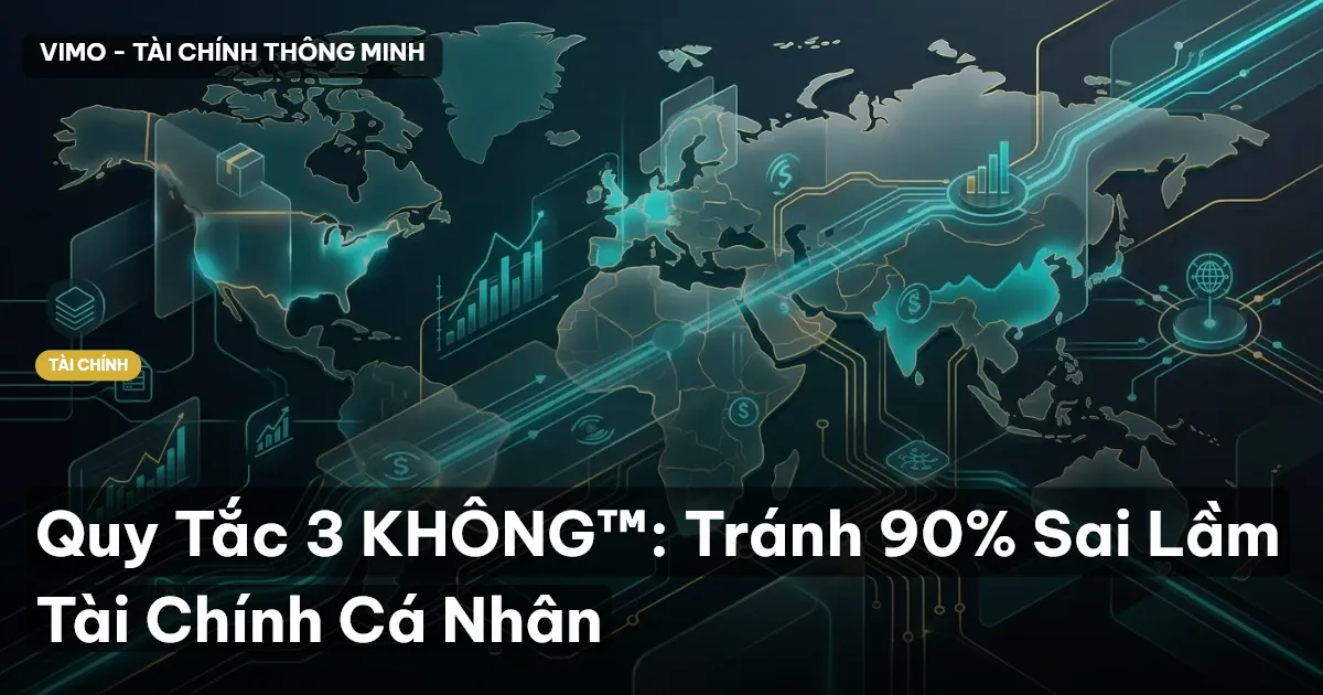 Quy Tắc 3 KHÔNG™: Tránh 90% Sai Lầm Tài Chính Cá Nhân