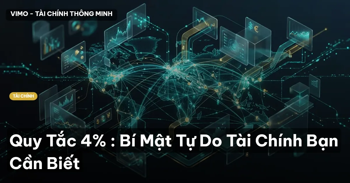 Quy Tắc 4% : Bí Mật Tự Do Tài Chính Bạn Cần Biết