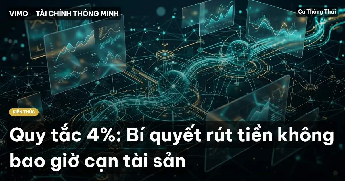 Quy tắc 4%: Bí quyết rút tiền không bao giờ cạn tài sản