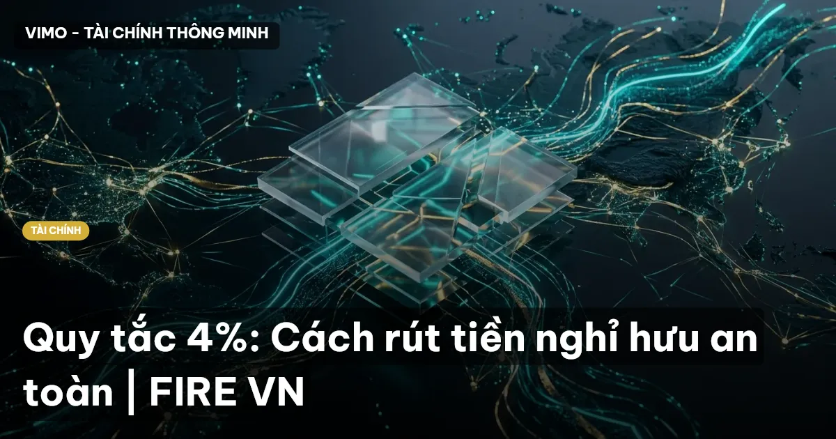 Quy tắc 4%: Cách rút tiền nghỉ hưu an toàn | FIRE VN