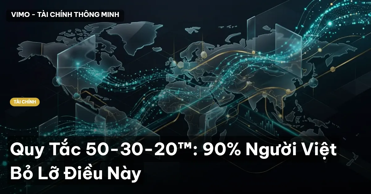 Quy Tắc 50-30-20™: 90% Người Việt Bỏ Lỡ Điều Này