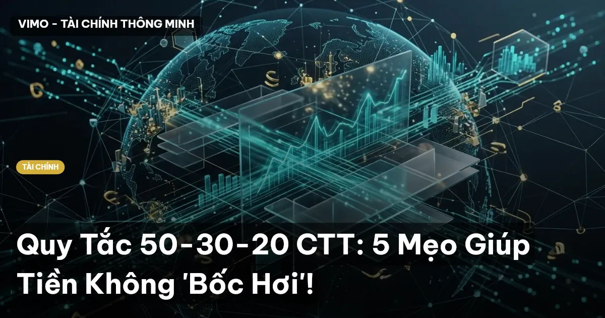 Quy Tắc 50-30-20 CTT: 5 Mẹo Giúp Tiền Không 'Bốc Hơi'!