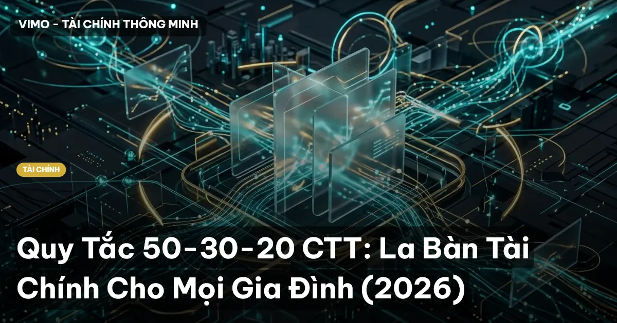 Quy Tắc 50-30-20 CTT: La Bàn Tài Chính Cho Mọi Gia Đình (2026)