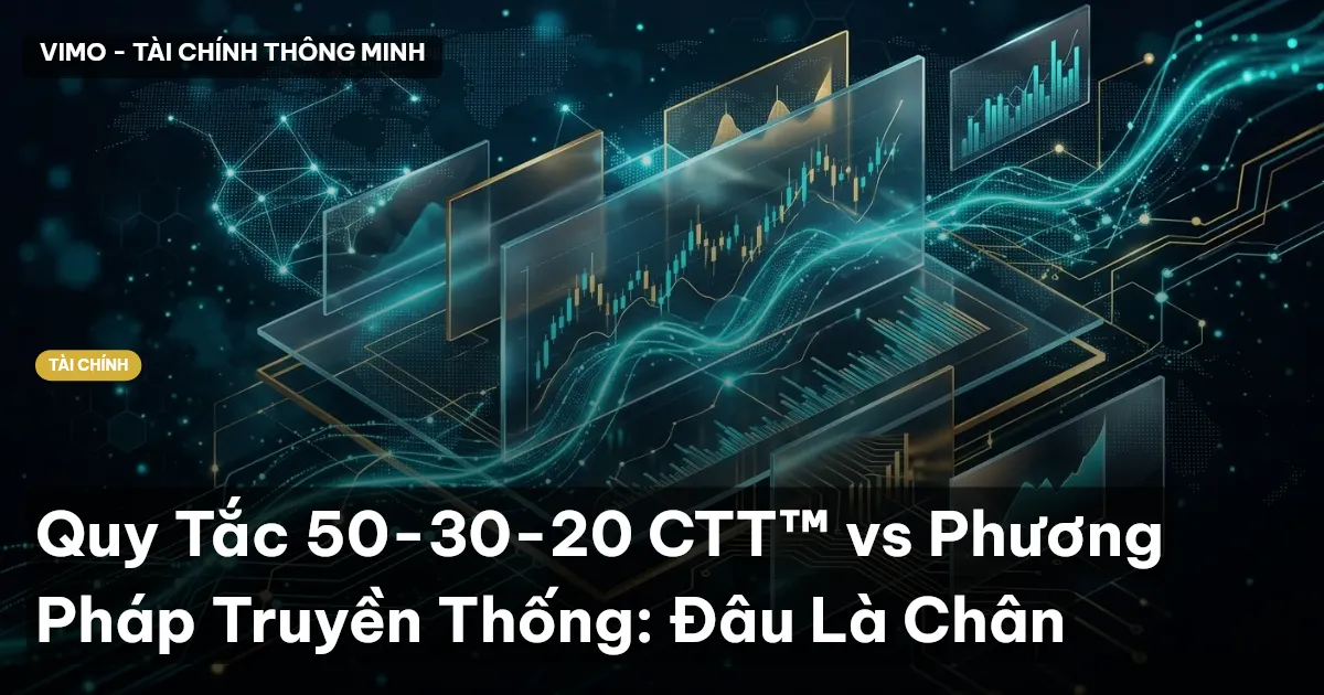 Quy Tắc 50-30-20 CTT™ vs Phương Pháp Truyền Thống: Đâu Là Chân