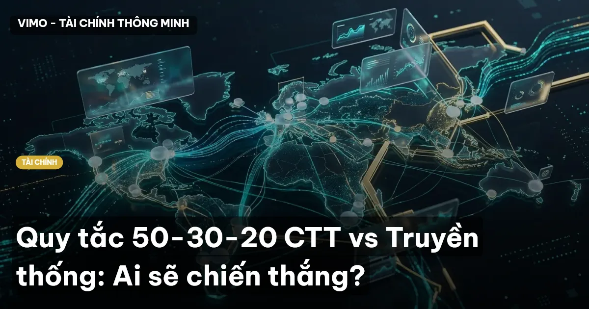 Quy tắc 50-30-20 CTT vs Truyền thống: Ai sẽ chiến thắng?