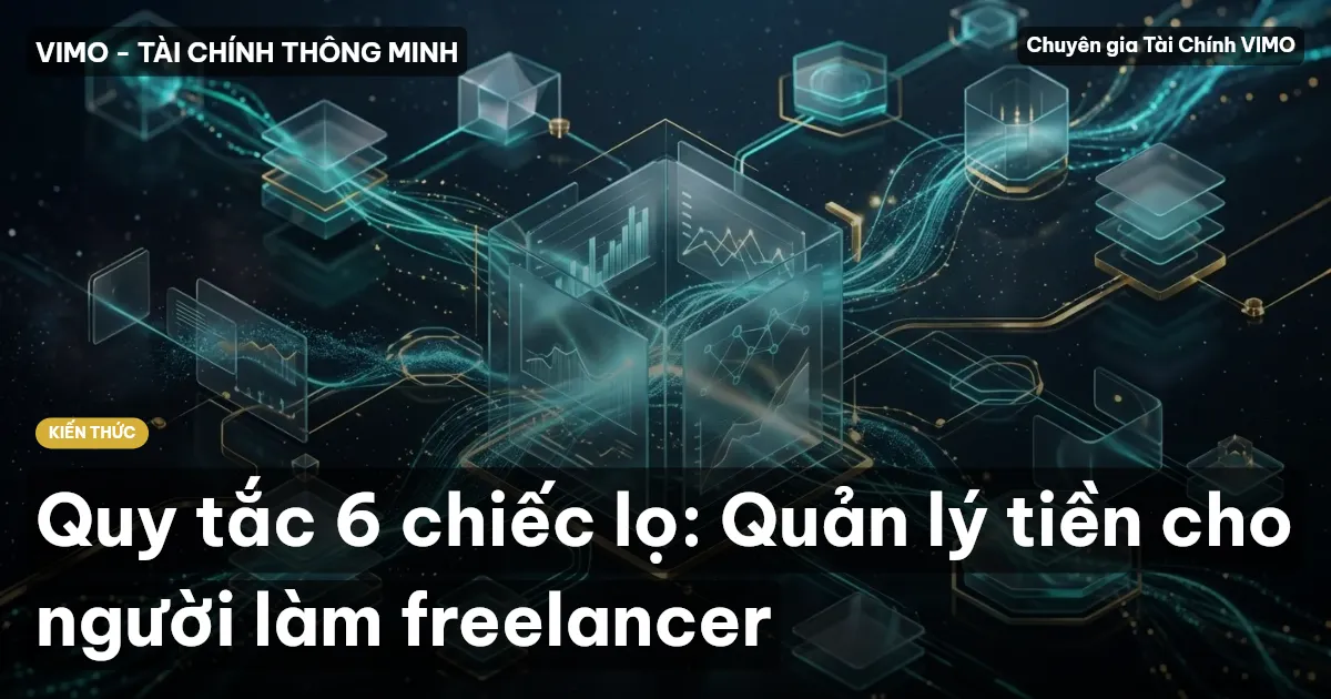 Quy tắc 6 chiếc lọ: Quản lý tiền cho người làm freelancer
