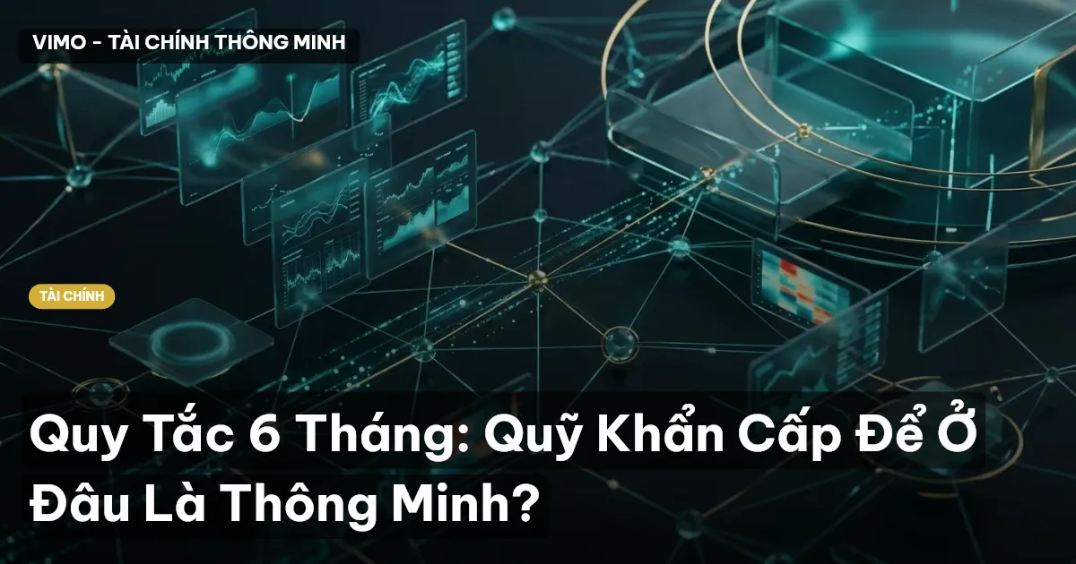 Quy Tắc 6 Tháng: Quỹ Khẩn Cấp Để Ở Đâu Là Thông Minh?