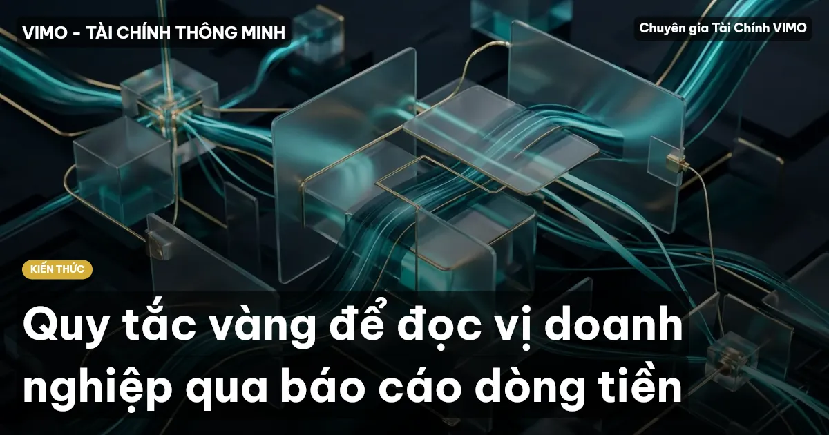 Quy tắc vàng để đọc vị doanh nghiệp qua báo cáo dòng tiền