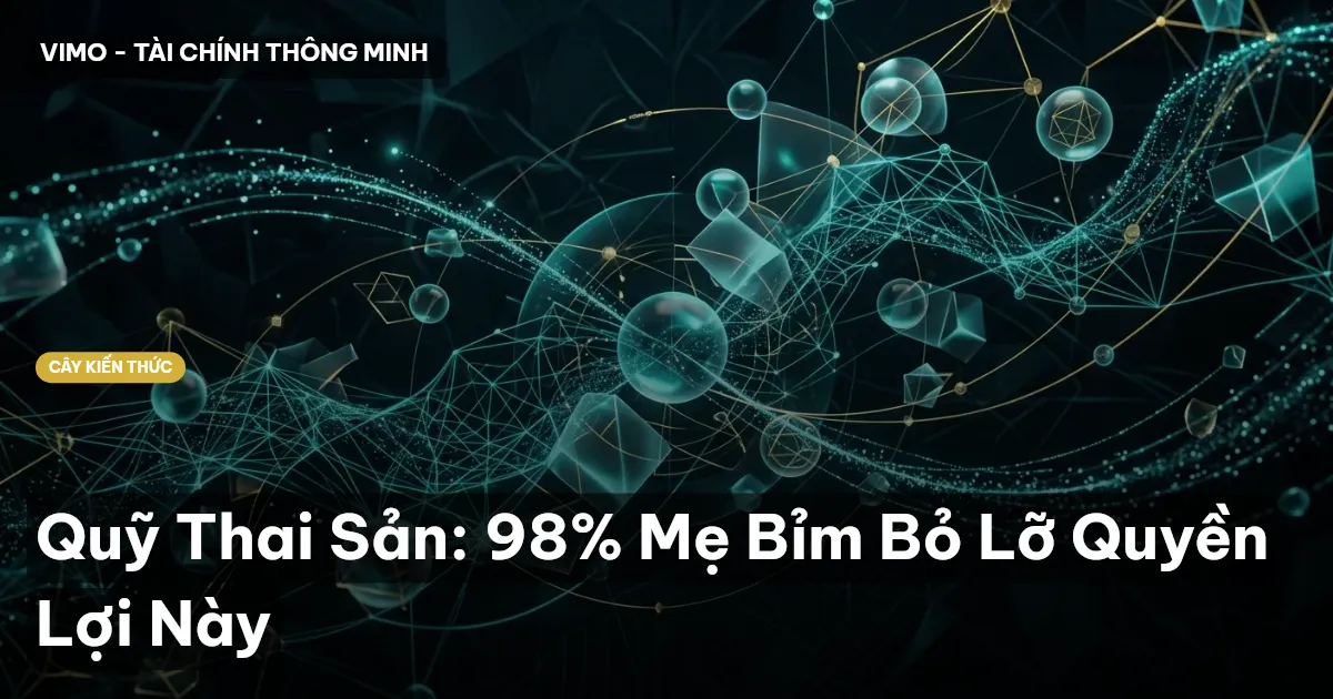 Quỹ Thai Sản: 98% Mẹ Bỉm Bỏ Lỡ Quyền Lợi Này