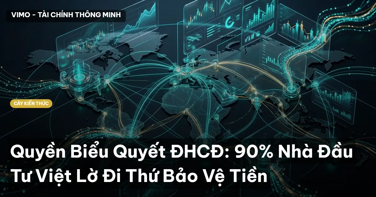 Quyền Biểu Quyết ĐHCĐ: 90% Nhà Đầu Tư Việt Lờ Đi Thứ Bảo Vệ Tiền