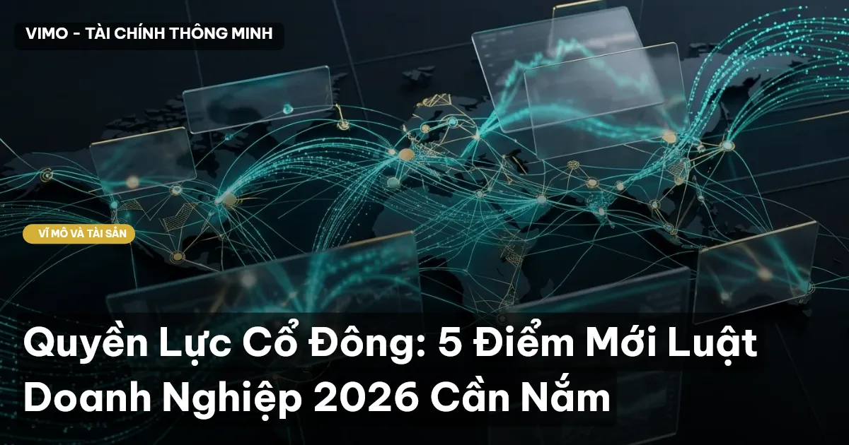 Quyền Lực Cổ Đông: 5 Điểm Mới Luật Doanh Nghiệp 2026 Cần Nắm