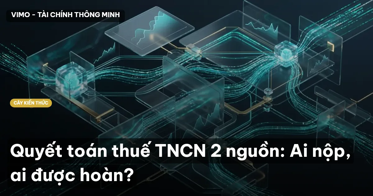 Quyết toán thuế TNCN 2 nguồn: Ai nộp, ai được hoàn?