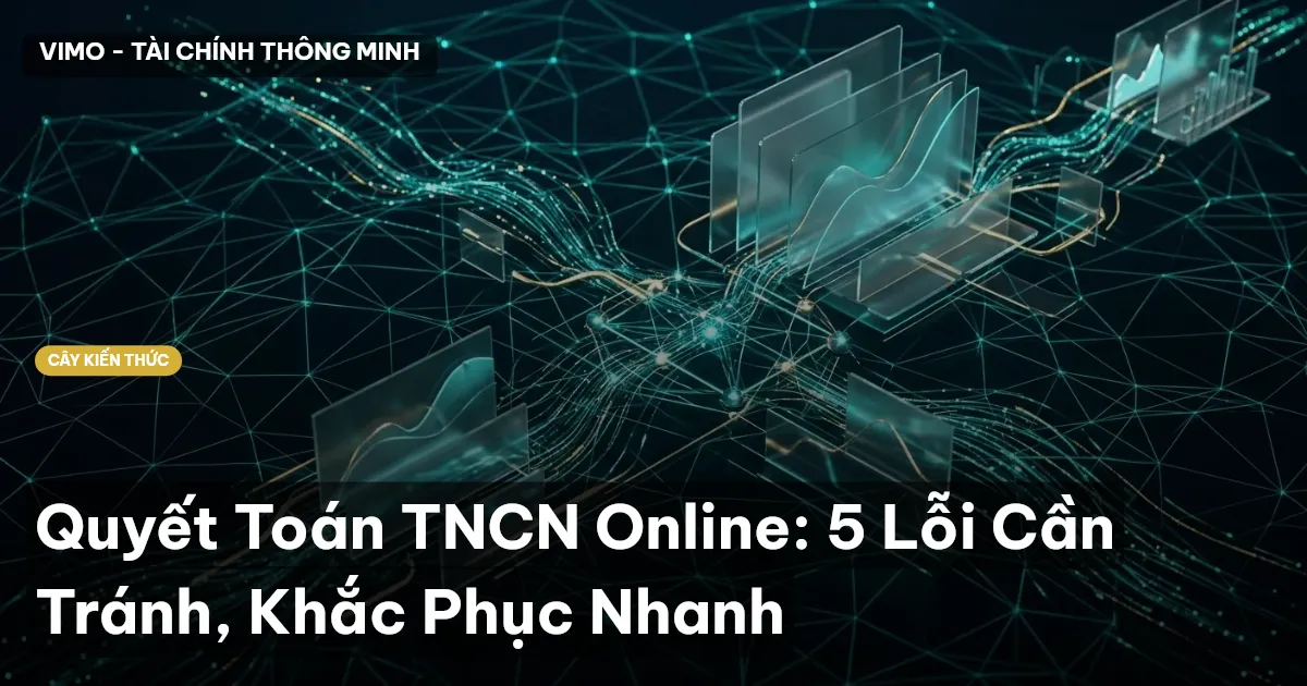 Quyết Toán TNCN Online: 5 Lỗi Cần Tránh, Khắc Phục Nhanh