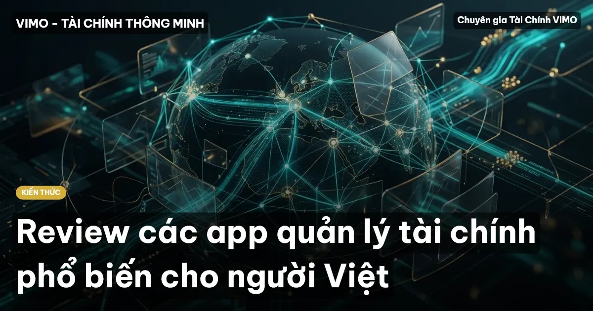 Review các app quản lý tài chính phổ biến cho người Việt