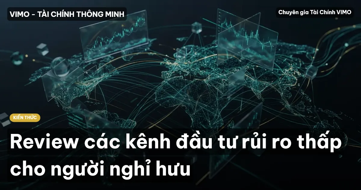 Review các kênh đầu tư rủi ro thấp cho người nghỉ hưu