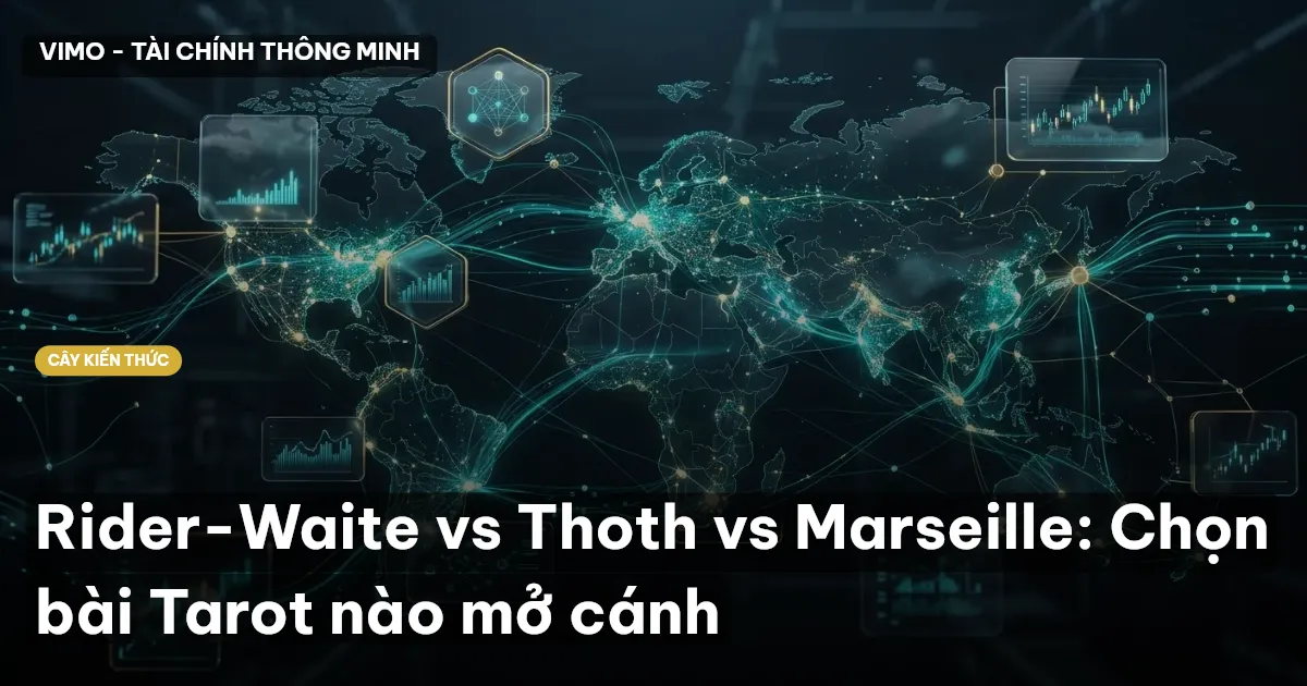 Rider-Waite vs Thoth vs Marseille: Chọn bài Tarot nào mở cánh