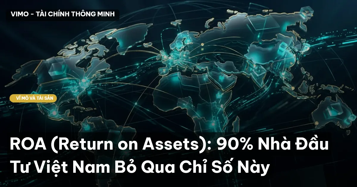 ROA (Return on Assets): 90% Nhà Đầu Tư Việt Nam Bỏ Qua Chỉ Số Này