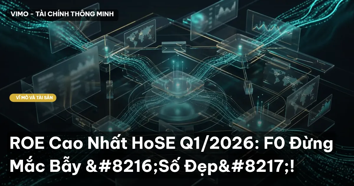 ROE Cao Nhất HoSE Q1/2026: F0 Đừng Mắc Bẫy ‘Số Đẹp’!