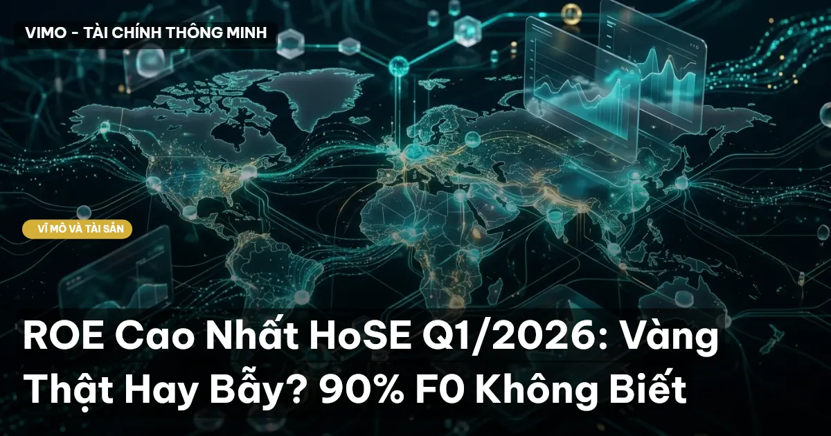 ROE Cao Nhất HoSE Q1/2026: Vàng Thật Hay Bẫy? 90% F0 Không Biết