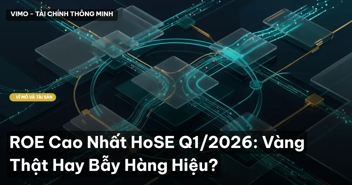 ROE Cao Nhất HoSE Q1/2026: Vàng Thật Hay Bẫy Hàng Hiệu?