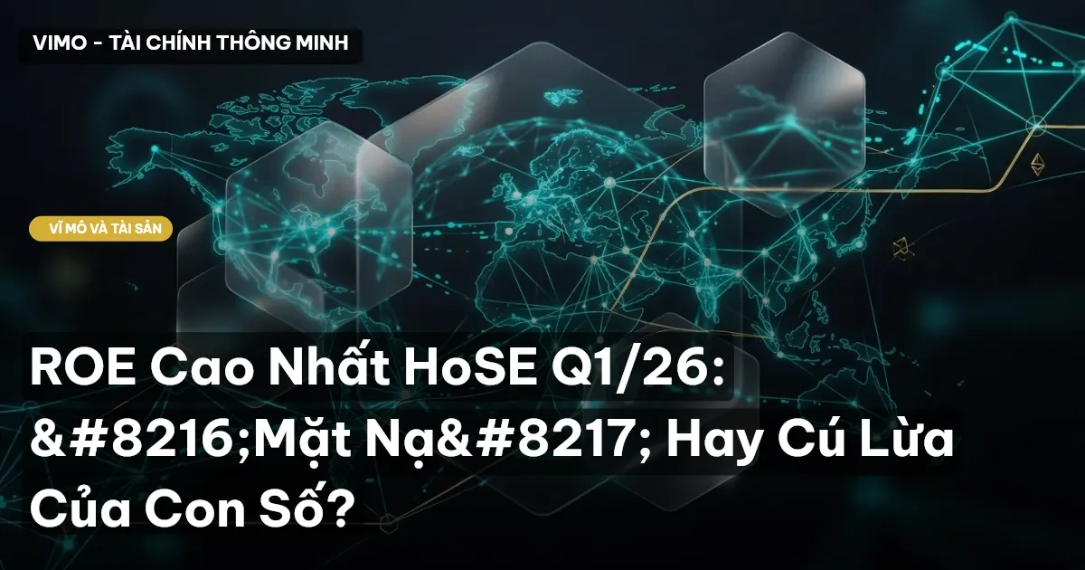 ROE Cao Nhất HoSE Q1/26: ‘Mặt Nạ’ Hay Cú Lừa Của Con Số?