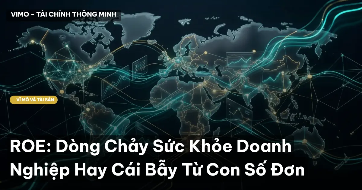 ROE: Dòng Chảy Sức Khỏe Doanh Nghiệp Hay Cái Bẫy Từ Con Số Đơn