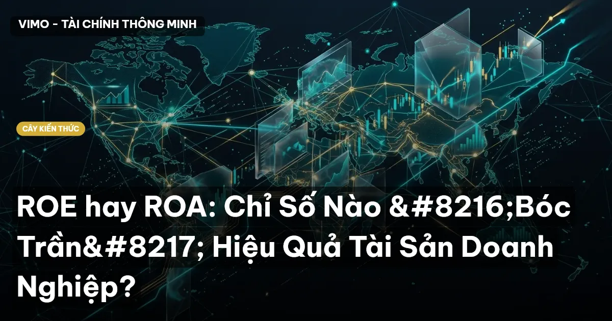 ROE hay ROA: Chỉ Số Nào ‘Bóc Trần’ Hiệu Quả Tài Sản Doanh Nghiệp?