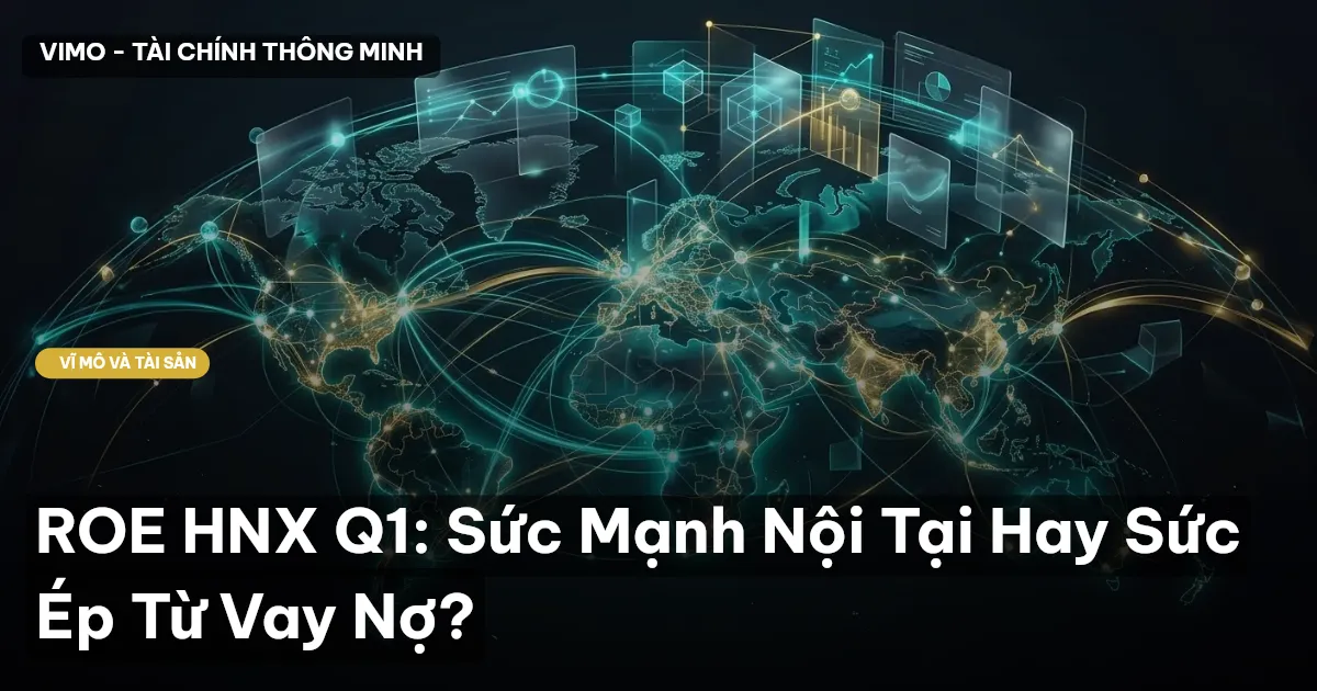 ROE HNX Q1: Sức Mạnh Nội Tại Hay Sức Ép Từ Vay Nợ?