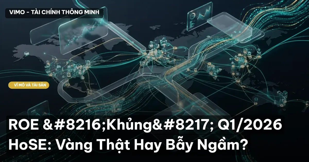 ROE ‘Khủng’ Q1/2026 HoSE: Vàng Thật Hay Bẫy Ngầm?