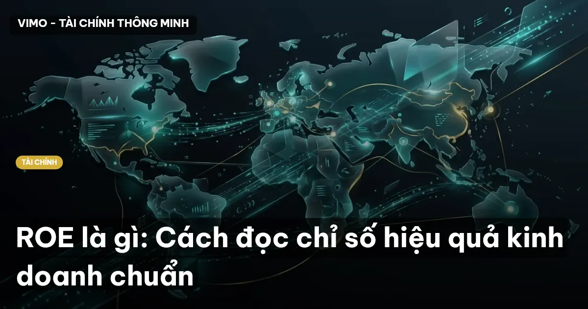 ROE là gì: Cách đọc chỉ số hiệu quả kinh doanh chuẩn