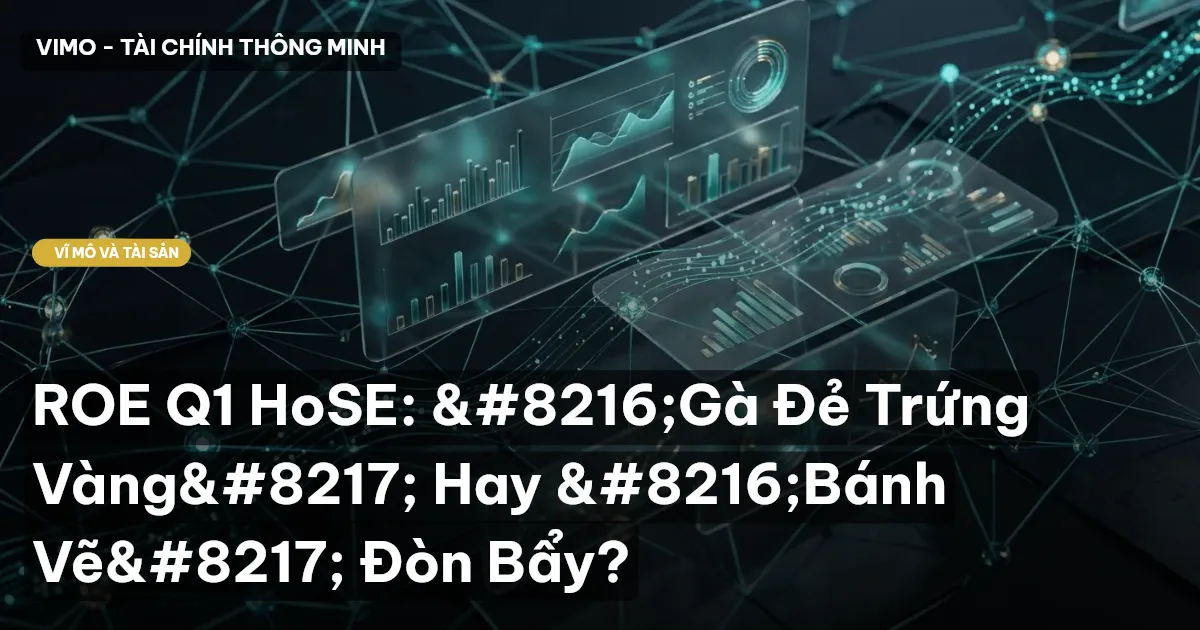 ROE Q1 HoSE: 'Gà Đẻ Trứng Vàng' Hay 'Bánh Vẽ' Đòn Bẩy?