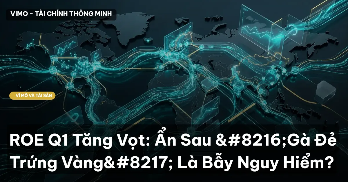 ROE Q1 Tăng Vọt: Ẩn Sau 'Gà Đẻ Trứng Vàng' Là Bẫy Nguy Hiểm?