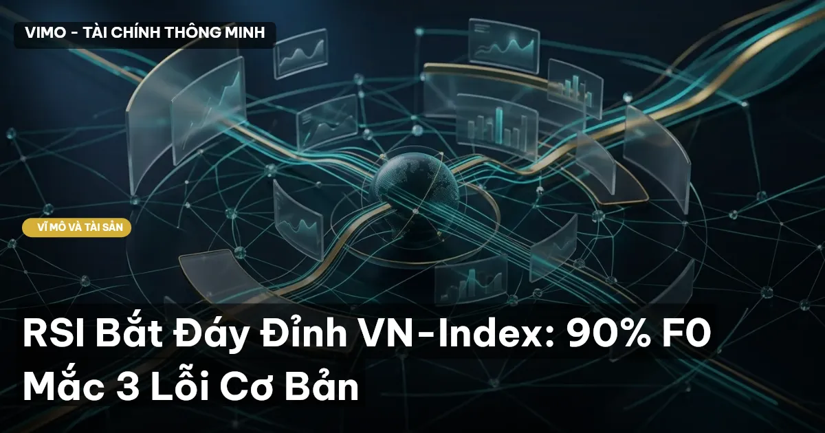 RSI Bắt Đáy Đỉnh VN-Index: 90% F0 Mắc 3 Lỗi Cơ Bản