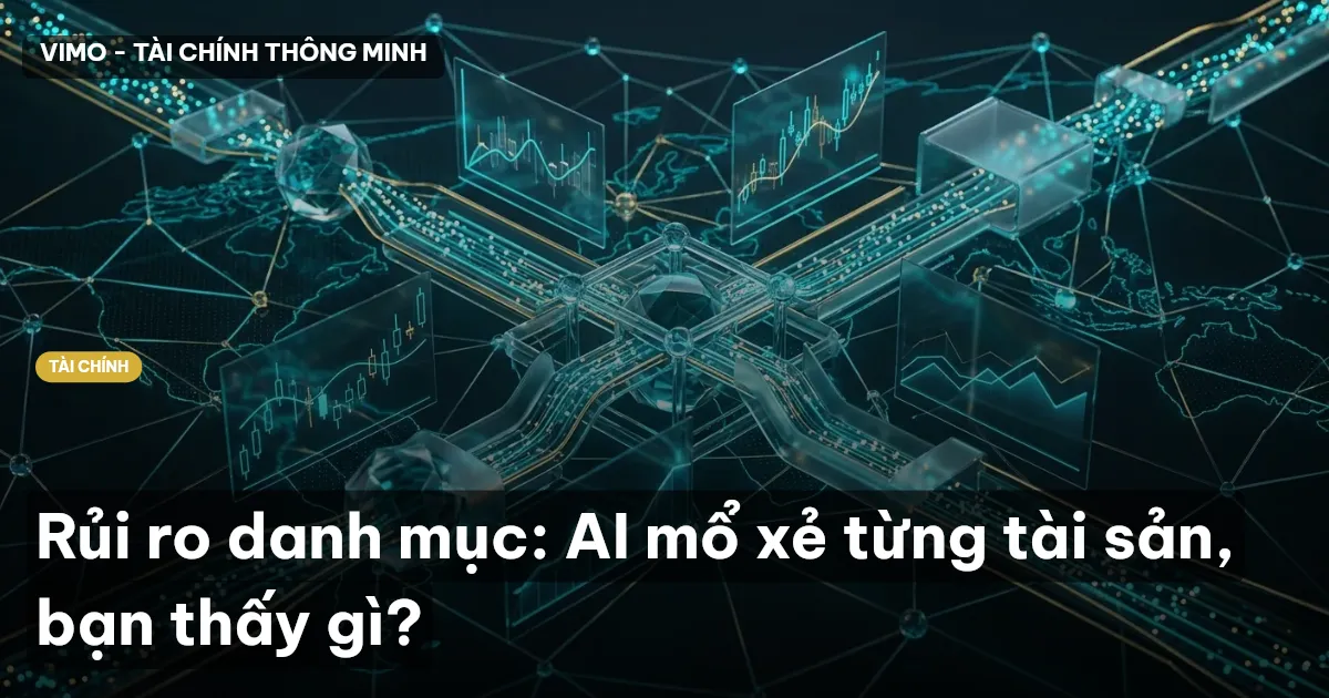 Rủi ro danh mục: AI mổ xẻ từng tài sản, bạn thấy gì?