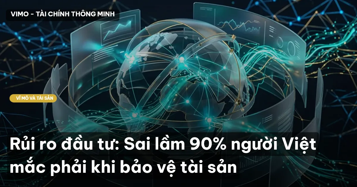 Rủi ro đầu tư: Sai lầm 90% người Việt mắc phải khi bảo vệ tài sản