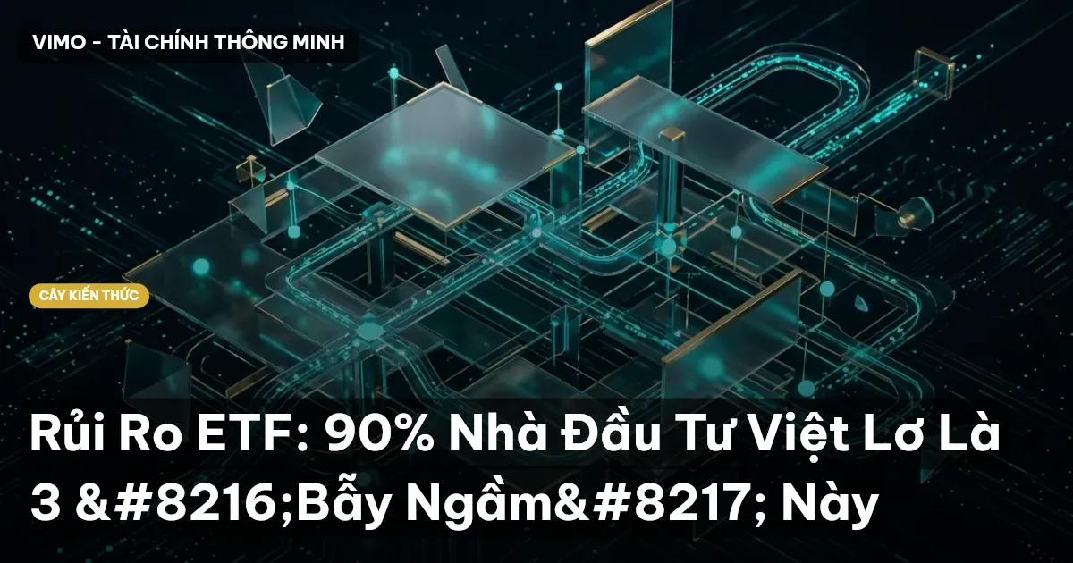 Rủi Ro ETF: 90% Nhà Đầu Tư Việt Lơ Là 3 ‘Bẫy Ngầm’ Này