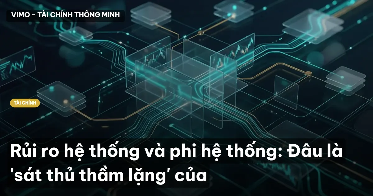 Rủi ro hệ thống và phi hệ thống: Đâu là 'sát thủ thầm lặng' của