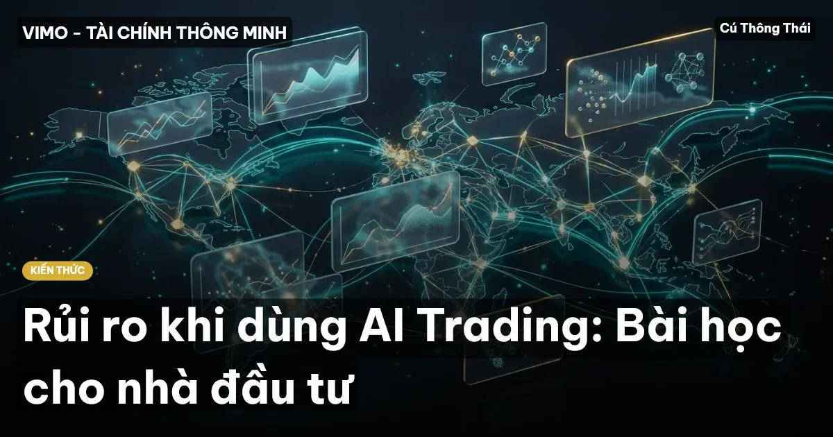 Rủi ro khi dùng AI Trading: Bài học cho nhà đầu tư