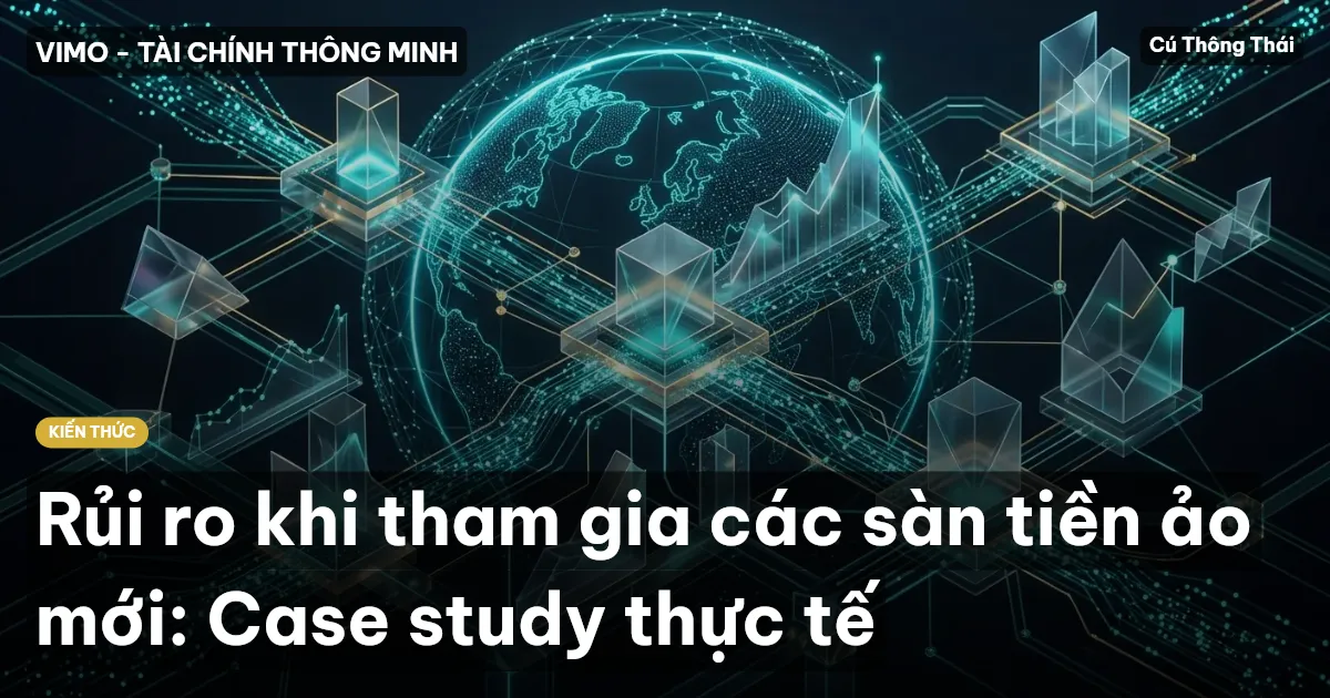 Rủi ro khi tham gia các sàn tiền ảo mới: Case study thực tế