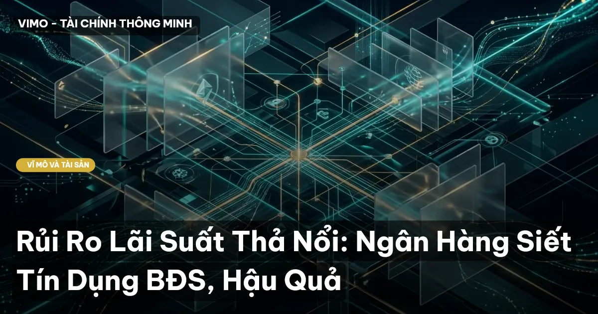 Rủi Ro Lãi Suất Thả Nổi: Ngân Hàng Siết Tín Dụng BĐS, Hậu Quả