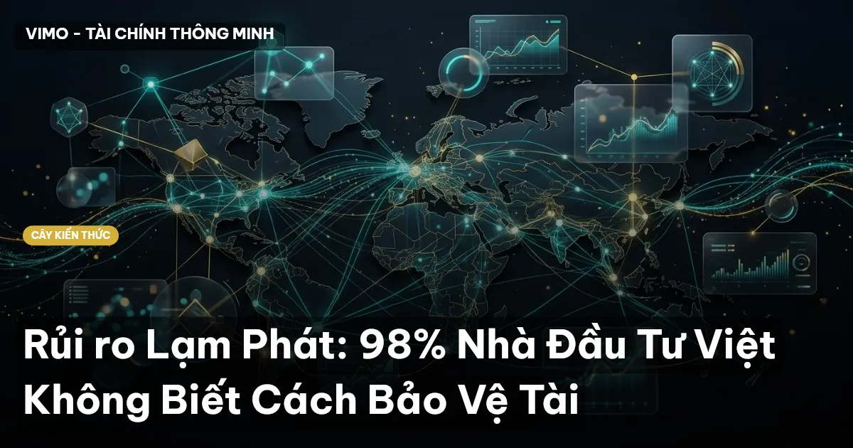 Rủi ro Lạm Phát: 98% Nhà Đầu Tư Việt Không Biết Cách Bảo Vệ Tài