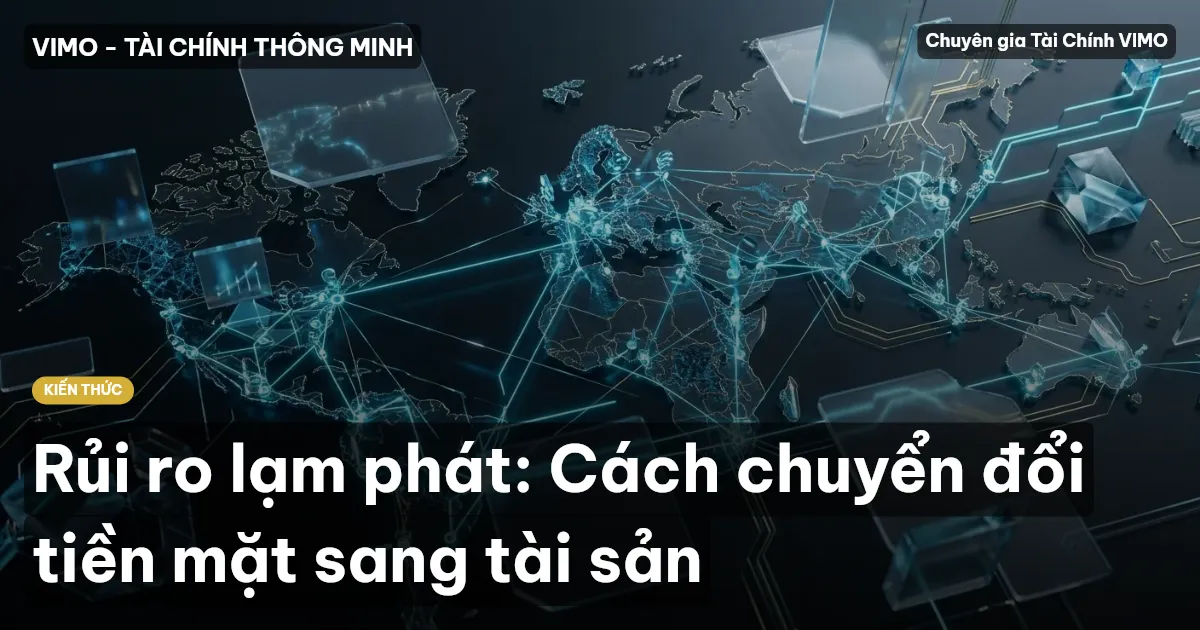 Rủi ro lạm phát: Cách chuyển đổi tiền mặt sang tài sản