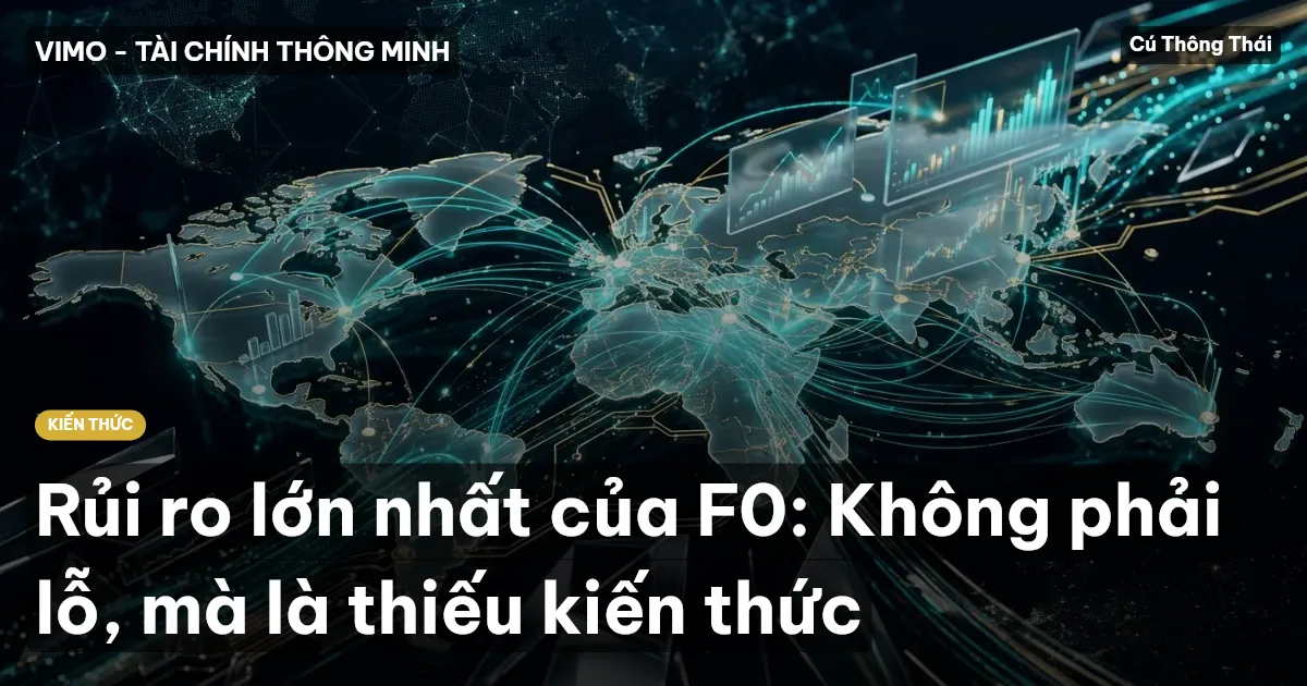 Rủi ro lớn nhất của F0: Không phải lỗ, mà là thiếu kiến thức
