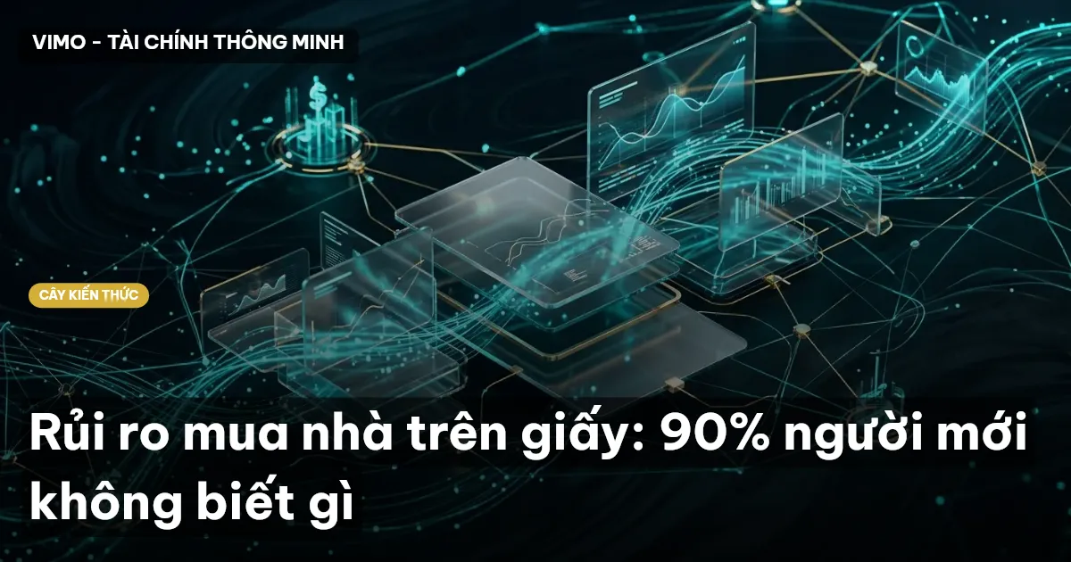 Rủi ro mua nhà trên giấy: 90% người mới không biết gì